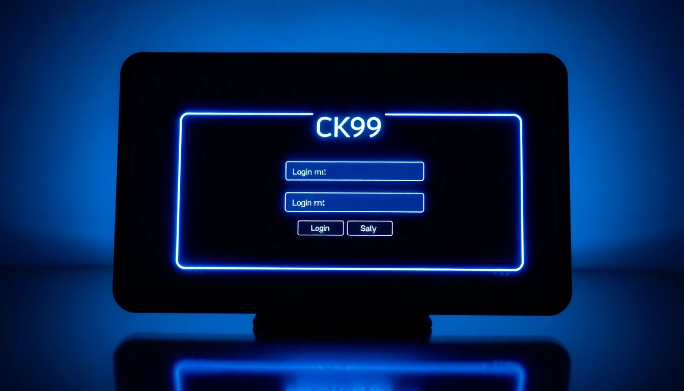 Guide users through a secure CK999 login process with a clear, user-friendly interface image showing login fields on a digital device.